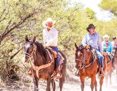 POKER RIDE 1.5 HOURS: $75 Upon arrival, guests will saddle up onto a horse and draw a playing card. Throughout the hour and a half excursion guests will encounter markers on the trail.