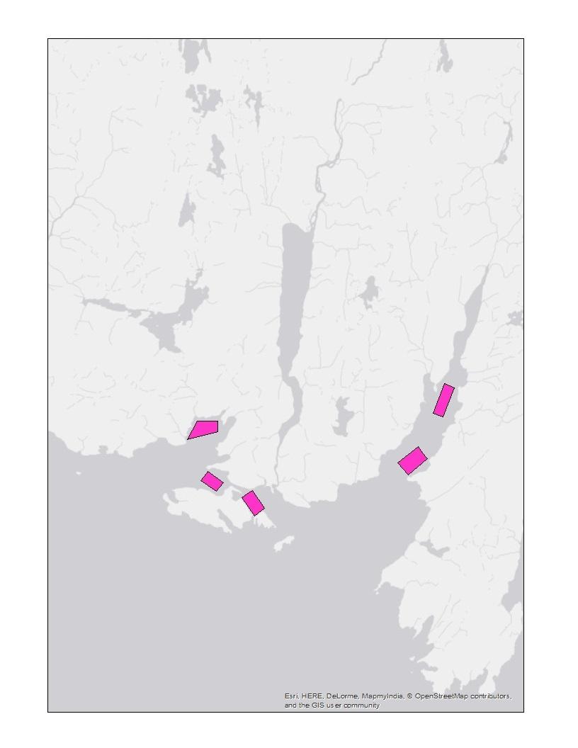 2.2 Number of Active Sites in from BMA 1 (Mal Bay) and BMA 2 (Recontre Island) in 2015.