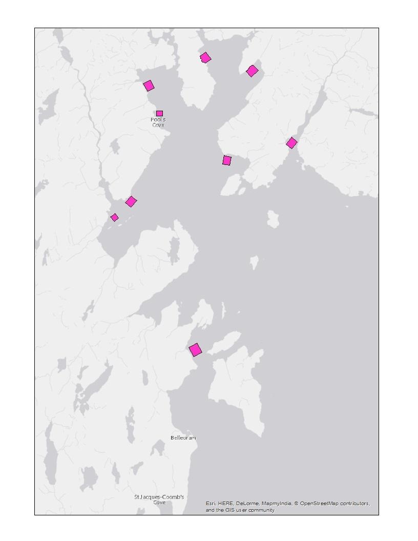 2.3 Number of Active Sites BMA 3 (Fortune Bay West) in 2015.