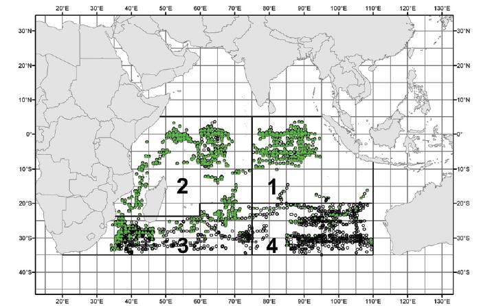 Expertise Working areas Example: analysis of observers data from hook Spanish fleet operating in the Indian Ocean during 2012.