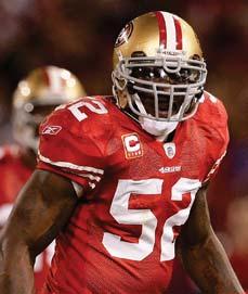 PATRICK WILLIS LINEBACKER 6-1, 240 Mississippi 4th Year Born 1/25/85 Bruceton, TN Central HS, Bruceton, TN Acquired D-1A in 07 52 In a limited amount of time, Patrick Willis made himself a household