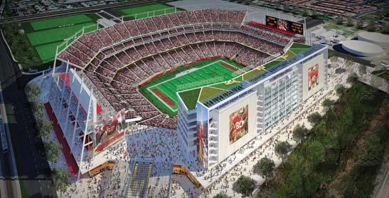 NEW STADIUM VOTE PASSES Plans for a new world-class stadium in the City of Santa Clara took a major step forward in June following a successful 60 percent 40 percent public vote.