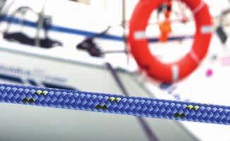 It is suitable to be used as flag halyard or for fastening of objects. When used in salt water, the rope becomes shorter and stiffer.