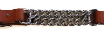 Curb straps/curb Chains: Curb chains and flat