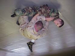 When attempting to catch the enemy s head as in the Straight Arm Bar the enemy drops his head.