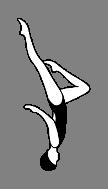 b) Bent Knee Back Layout Position Body extended in Back Layout Position.