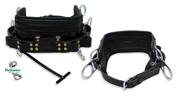 Use a full body harness to facilitate rescue equipped with multiple D-rings (two side D-rings, sternal