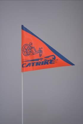 of the handlebar. Attach the flag Your Catrike comes with a flag mount.