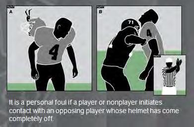 Illegal Personal Contact - Rule 9-4-3l (New) It is a personal foul if a player or