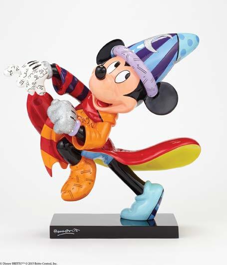 des Beaux-Arts. Romero Britto s art appeals to all! www.britto.com Figurines 4046357 Sorcerer Mickey Height: 36.