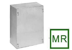 Figure 4: Split Cover Enclosure Aluminum (AL) is a material option which provides an complete non ferrous enclosure (including hardware) for use in MRI
