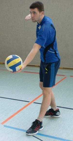 Player at the net In blocking, a player may touch the ball beyond the net, provided that he/she does not interfere with the opponent's play before or during the latter's attack hit.