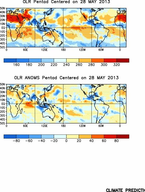 El Niño Watch for this Winter Oceanic Niño Index (ONI) The atmosphere will often lag the