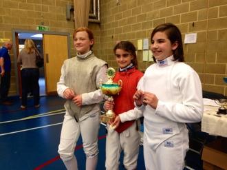 Georgia Silk - Fencing Success Georgia represented the South-east at the British Youth Championships held at the English Institute of Sport in Sheffield on 4th May 2014.
