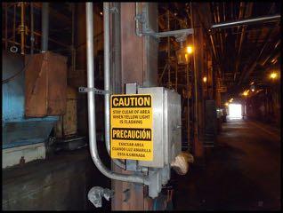 Warning Lights Big Bend Station n Flashing yellow strobe lights for ball mill hazard l Lights are located centrally to each mill on the: - Ground floor - Mezzanine level - Classifier level l