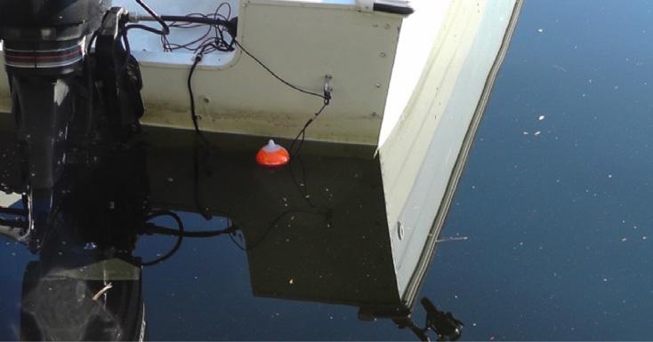 Trolling Transom Mounting: If you are having trouble with the connection to your phone or tablet when trolling using your leash or you would like to try to troll the FishHunter at a faster rate, you