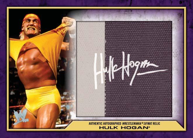 featuring two signatures from Superstars and Divas Autographed Mat Relic Parallels: Superstar and Diva