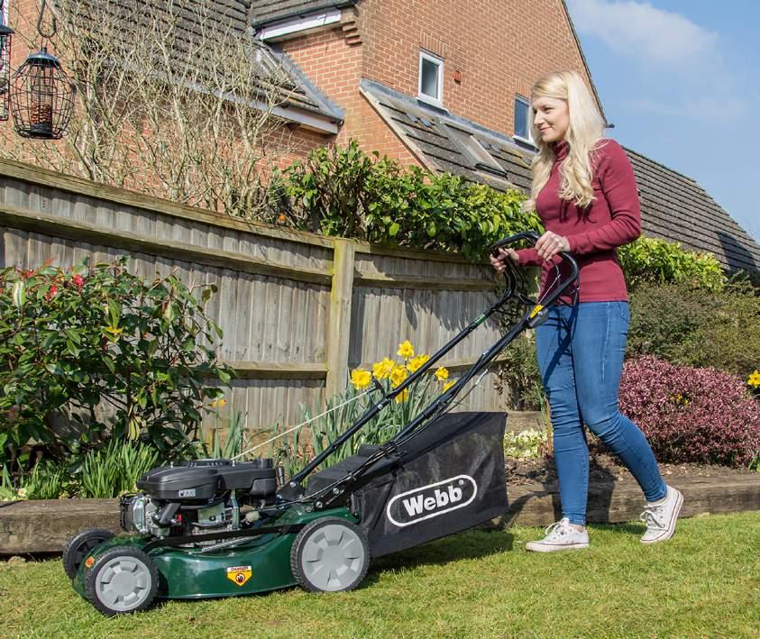 Petrol Mowers Classic Range Webb Classic mowers are built with quality, as well as value in mind.