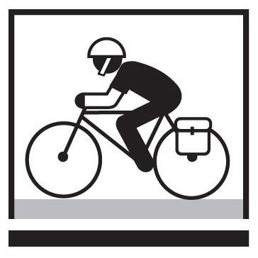 KEY WORDS/PHRASES: 1. Bicyclist/Cyclist: A person riding on a bicycle. 2. Retro-reflective: Retro-reflective materials are a type of material added on road surfaces, road signs (e.g., stop signs), vehicles, and clothing to make them easier to see, especially when it is dark.