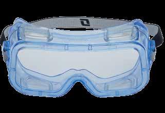 enhanced splash protection Polycarbonate and acetate lens options High