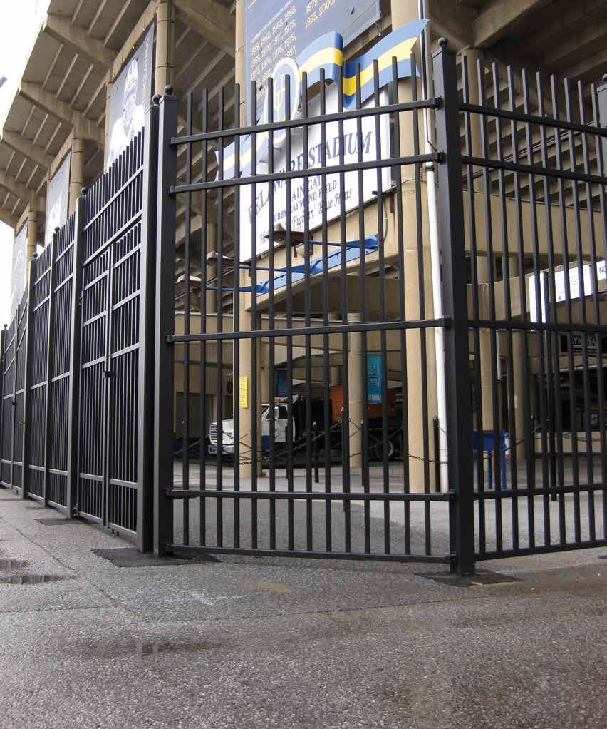 the best kind of defense Industrial fencing from Ultra Aluminum provides a barrier whose intimidating looks alone will discourage attempts to penetrate it; and the