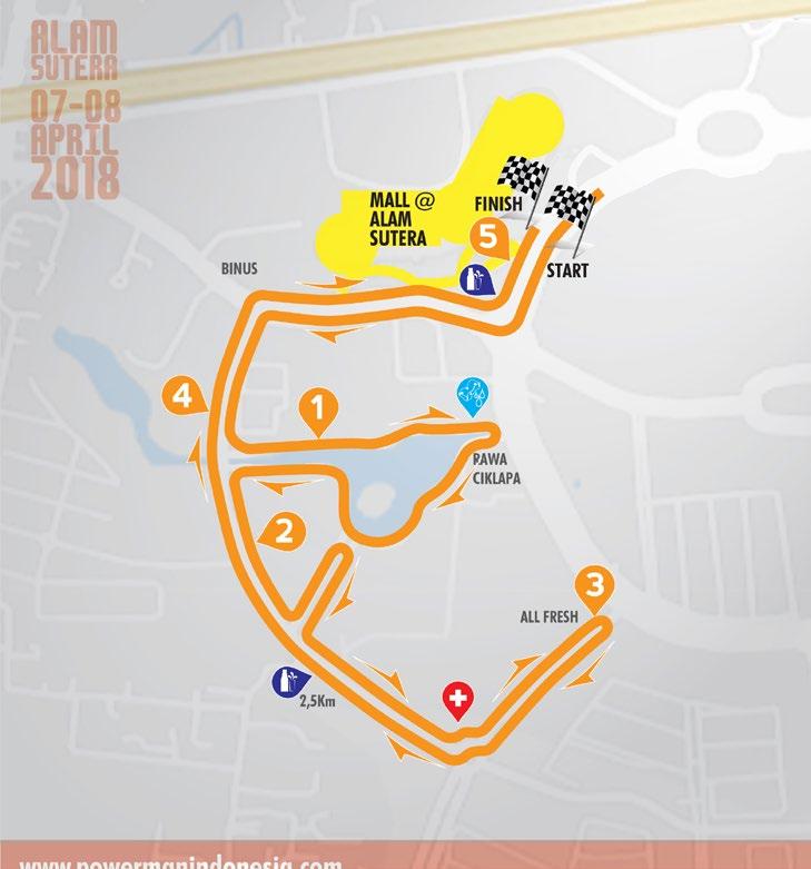 RUN AND BIKE COURSE MAP