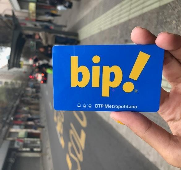 Card can be used for Transantiago, Metro, dan Metro Tren. Checking balance can be done through tapping on gate or online at http://pocae.