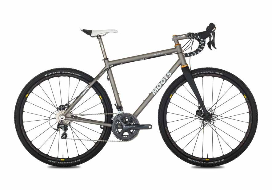 ROUTT 45 Gravel is the new blacktop. But here at Moots, we feel you should be able to wander a little farther down the road less traveled.