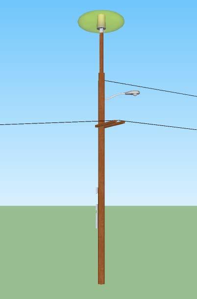UTILITY POLES Antennas at tops of poles have little exposure risk