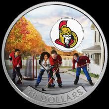 6 1.4 Ottawa Senators 2017-1/2 oz fine silver On the ice or in the streets, youth hockey is a timeless tradition that plays out year round from coast to coast, and embodies the purest spirit of the