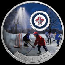 8 1.7 Winnipeg Jets 2017 1/2 oz fine silver On the ice or in the streets, youth hockey is a timeless tradition that plays out year round from coast to coast, and embodies the purest spirit of the