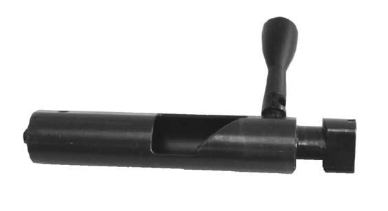 3.4 Bolt The smooth cylindrical bolt has a front locking system consisting of 2 strong locking lugs to guarantee the utmost safety for the shooter.