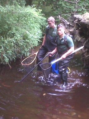 Fishery Officers step in to save fish from firewater North East Thames A fire at a local straw barn led to 'firewater' entering the Turkey Brook, a tributary of the river Lee in Enfield, causing an