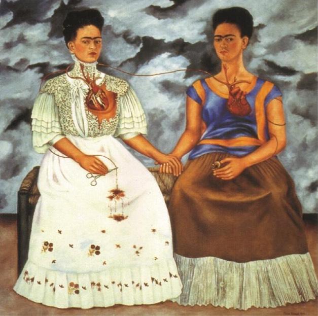 Two Fridas In 1944, the Mexican artist Frida Kahlo wrote in her diary I am disintegration.
