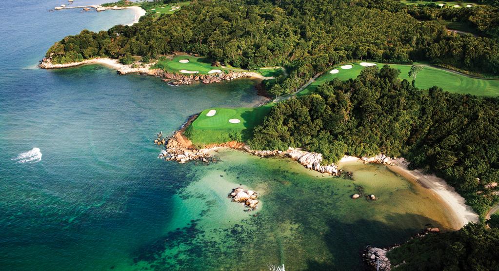 rejuvenate in spa HAVEN* HILLTOP SPA treat yourself to the extraordinary Ria Bintan Golf Club* GOLF AT ITS MOST GLORIOUS Spectacular and refreshing, Ria Bintan Golf Club s Certified Audubon