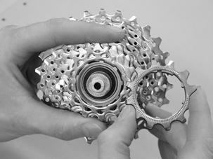 MAINTENANCE Advice: The only maintenance necessary on the cassette is to replace worn sprockets.