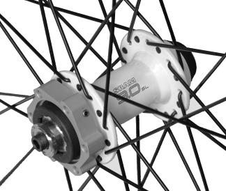 ): The heads of the spokes, which are under pulling tension while in braking mode, should be located inwards of the spoke flanges.