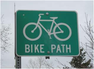 BIKE PATHS (not only roads and airports) The importance of cyclists and