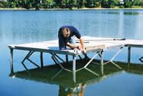 down to the desired height needed to start your dock.