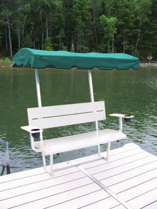 Bench Canopy - Want to get out of the sun? Relax in the shade.