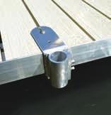 Aluminum Dock Steps Safe access in and out of the water for young