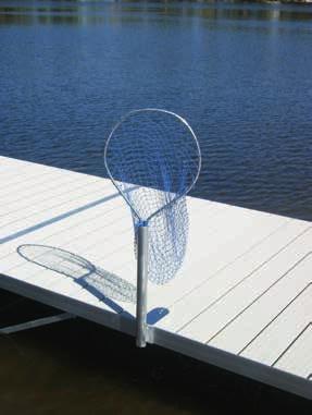 Fishing Rod Holder Organize your fishing equipment out on the dock with this
