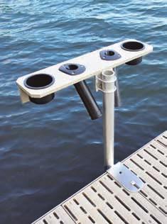 Solar Lights Illuminate your dock at nightfall for additional safety.