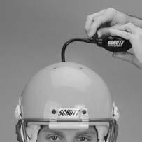 Measure player s head. Use chart below for proper fit. Wetting player s hair makes initial fit easier.