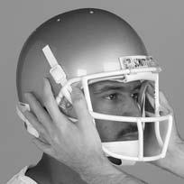 If so, then try the next helmet size up. 9. Try to rotate the helmet. It shouldn t slip. Forehead skin or hair should move with helmet.