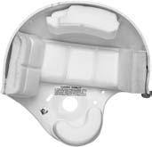 49503-Schutt Helmet 8/4/05 9:41 AM Page 20 Model 7860 Recruit YFS Recommended thru Age 14 Contour Molded, Dual Density Foam Crown Pad adjusts for proper fit Dual Density Foam Side Pads Saw-Toothed