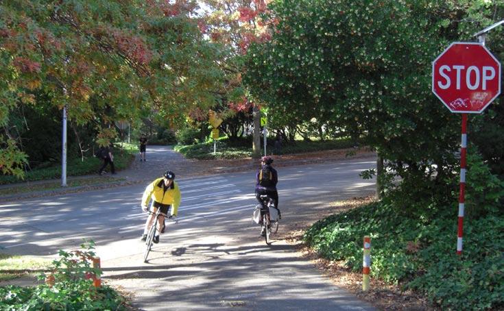 20 UNIVERSITY OF WASHINGTON BURKE-GILMAN TRAIL CORRIDOR STUDY PART III: CURRENT CONDITIONS Intersections The portion of the Trail running through campus includes the following major intersections: