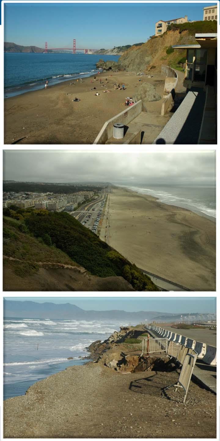 (Wide beach + seawall) San Francisco County