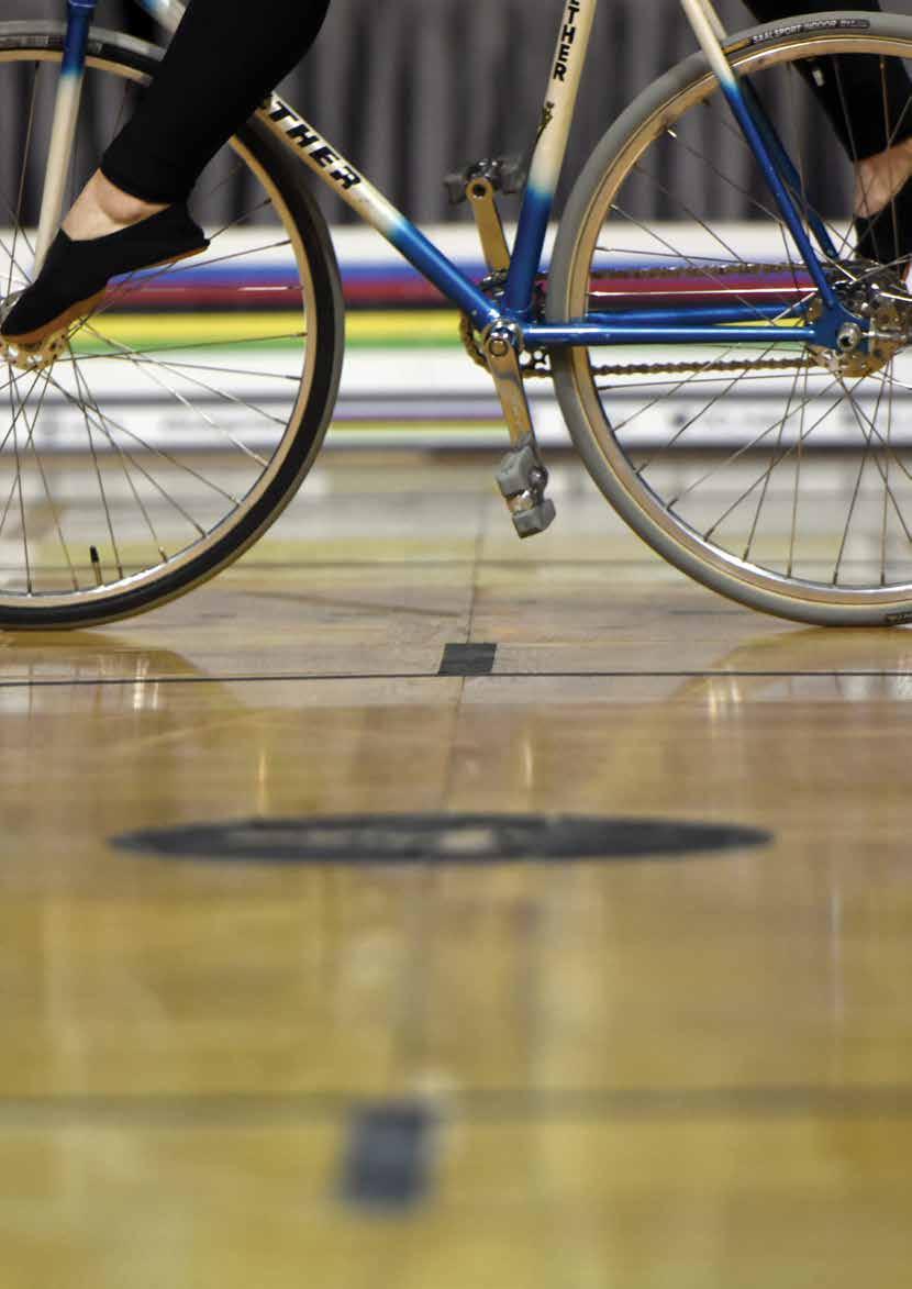 2.A BIT OF HISTORY Indoor Cycling is an original and impressive discipline, comprising Artistic Cycling and Cycle-ball. You will be amazed by the agility of the athletes on their bikes.