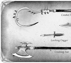 Chapter 1: Weapons The Weapon Finesse feat may be used to apply Dexterity modifiers instead of Strength modifiers to attack rolls with a balled chain.